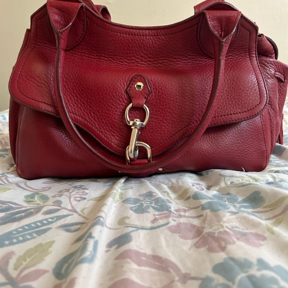 Medium red Cole Haan purse